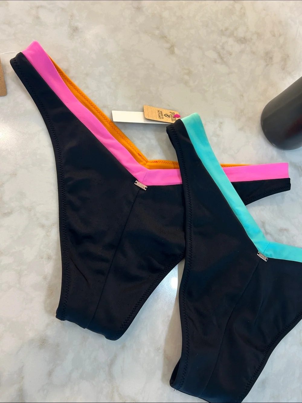 NWT PINK V-FRONT ITSY BIKINI BOTTOM - BUNDLE